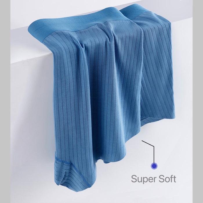Men's Striped Super Soft Modal Underpants (4-Pack) JEWYEE 1910