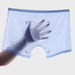 JEWYEE Men's Ultra Thin Mesh See-Through Underpants. Super thin ice silk fabric