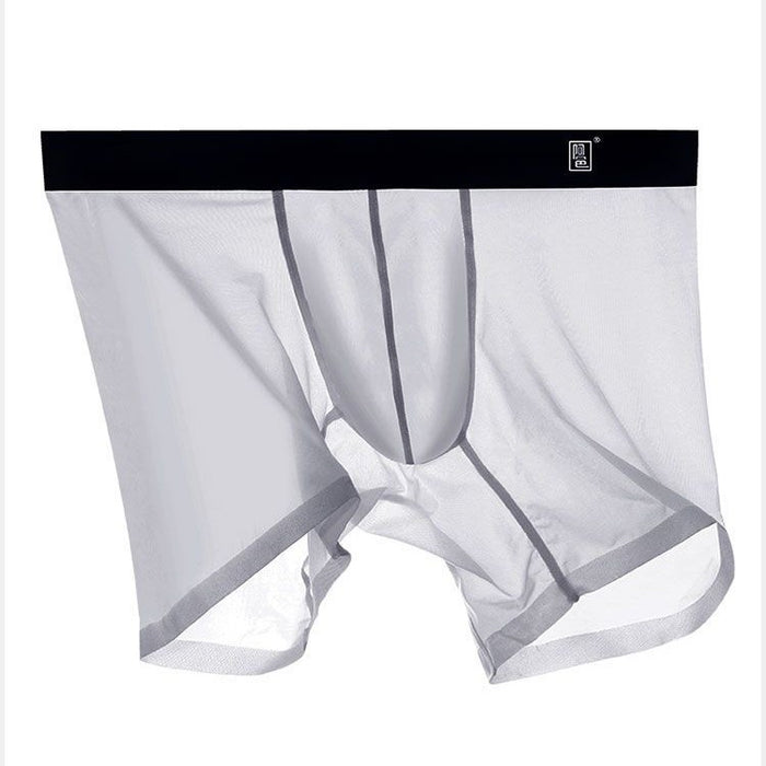 Men's Ultra Thin Ice Silk Underpants  (4-Pack) -JEWYEE AY 829B