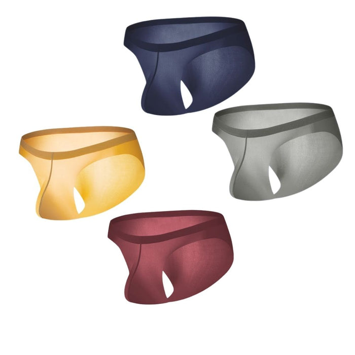 JEWYEE MENS UNDERWEAR. Men's U Convex Pouch Ultra Thin Ice Silk Briefs. U convex pouch provide excellent support for men, ensuring a comfortable fit without compression or constriction. Contour Pouch Boxer Brief. 