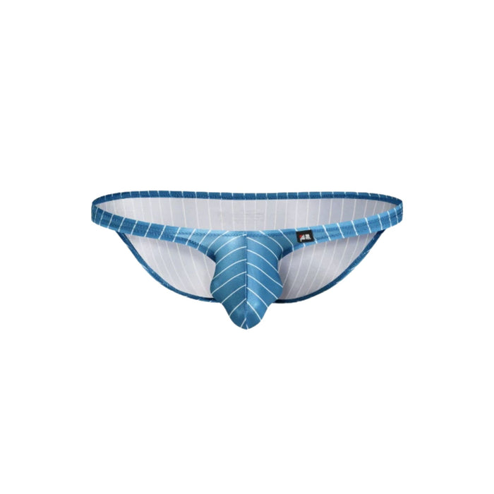 JEWYEE AY 725 - 5-Pack Men’s Satin Ice Silk Striple Briefs - Cooling, Breathable with Extended Contour Pouch