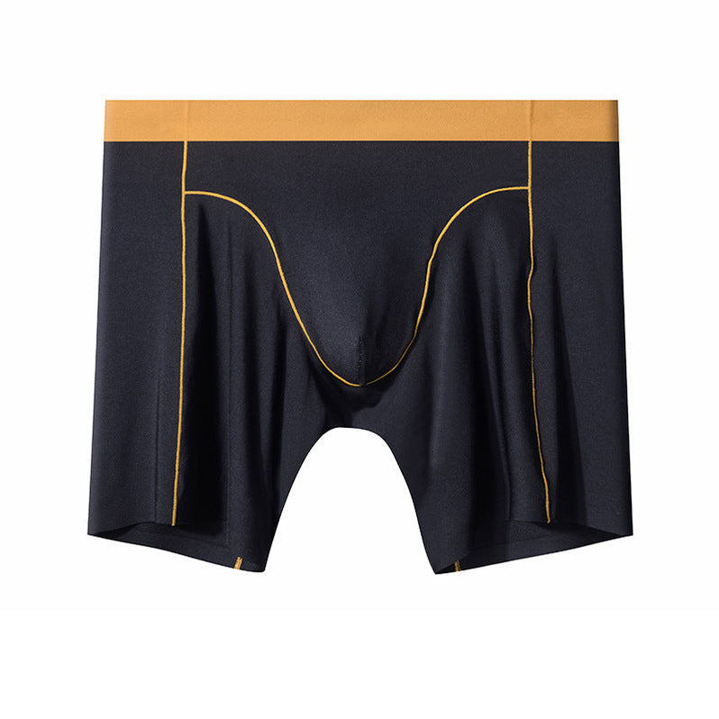 Men Boxer Briefs Ice Silk Mesh Breathable U Bulge Pouch High Elastic 10A antibacterial moisture-wicking crotch Sports Men Boxer Men Boxer Briefs Ice Silk Mesh Breathable U Bulge Pouch High Elastic 10A antibacterial moisture-wicking crotch Sports Men Boxer