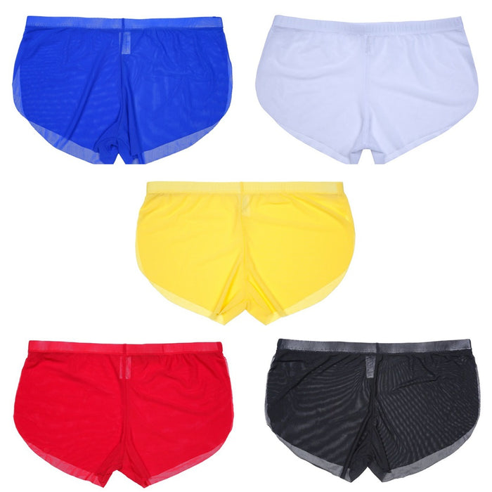See-Through Mesh Side Split Underpants for Men ( 5-Pack)JEWYEE A820