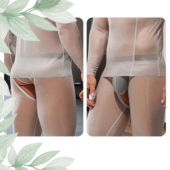 AirSkin™ Men’s Open-Front Design Ultra-Thin Thermal Leggings —JEWYEE AY 874