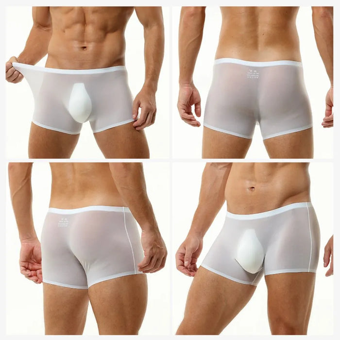 Ice-silk featherlight, breathable, soft trunks at jewyee.com 