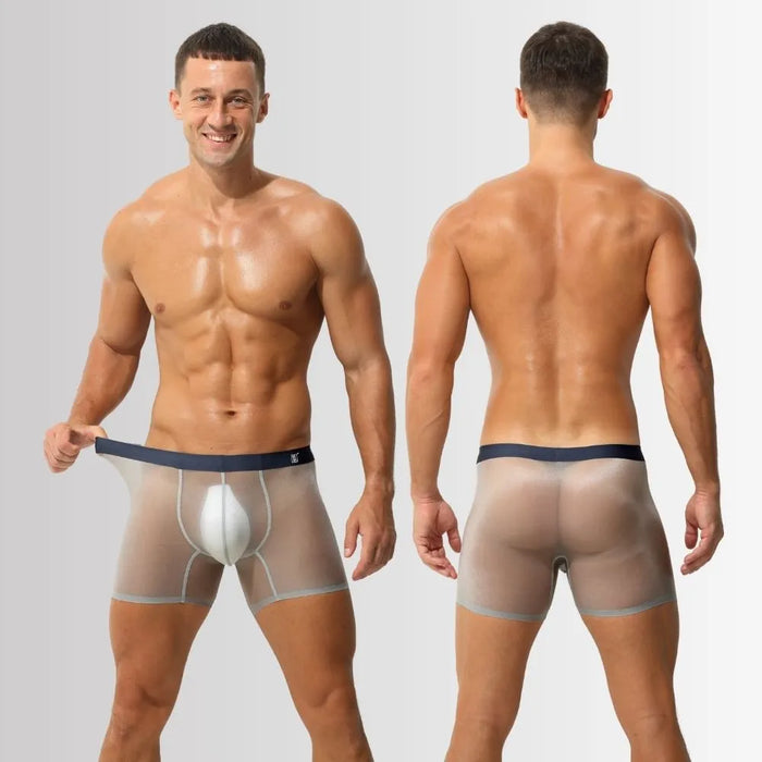 Men's Ultra Thin Ice Silk Underpants  (4-Pack) -JEWYEE AY 829