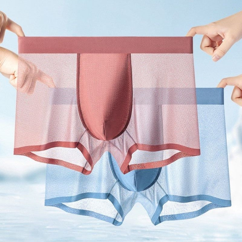 Men's Ultra Thin Ice Silk Mesh Underpants (5 Pack) JEWYEE 1226 — jewyee.com