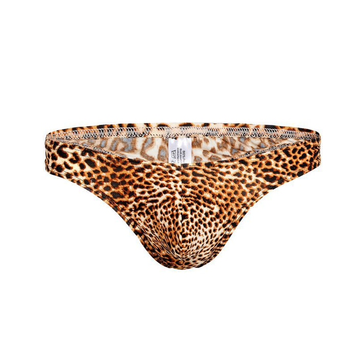 Leopard Print Thongs for Men JEWYEE B205