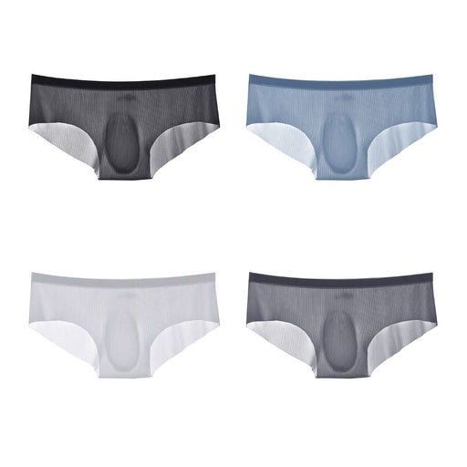 JEWYEE MEN'S UNDERWEAR, Ultra thin ribbed ice silk. Seamless. Silk feeling. Featherlight. 4-Way stretch. Moisture wicking. Fast Dry. 3D pouch, super comfort experience. 