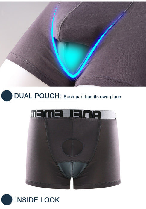 Downward Dual Pouch Trunks