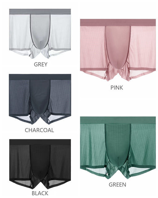 Men's Seamless Ice Silk Underpants