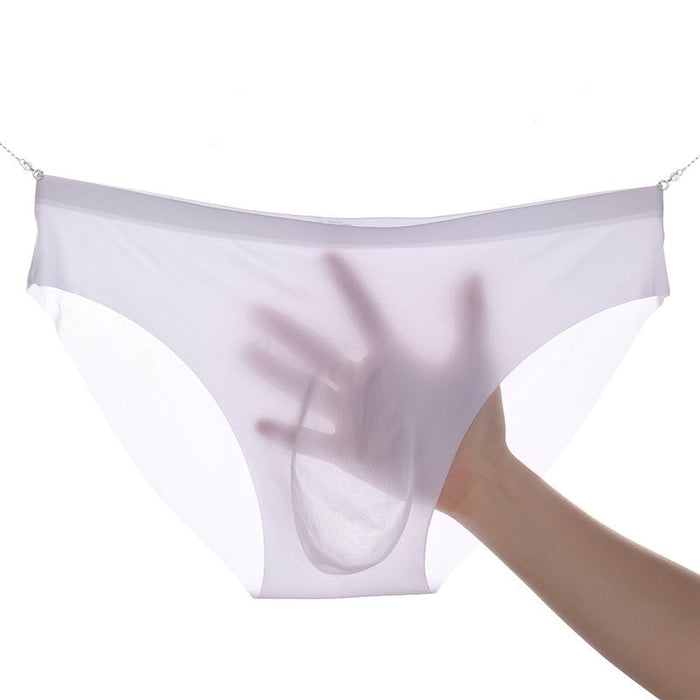 Jewyee Men's Ice Silk Underwear Breathable Soft Ultra-Thin Mesh Boxer Briefs ,Jewyee Mens Ice Silk Underwear (Light Grey,XL) : : Clothing,  Shoes & Accessories