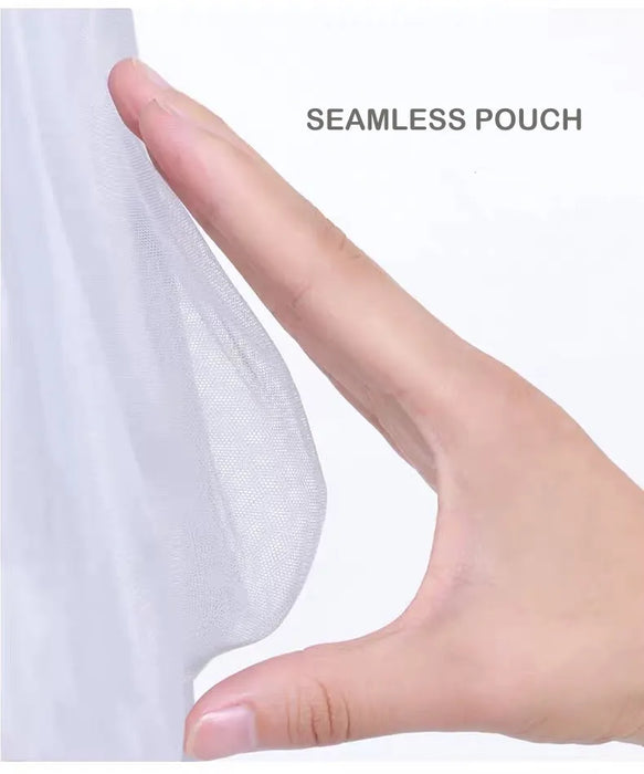 3D Seamless Pouch - Men's See-Through Ice Silk Mesh Briefs 
