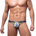 JEWYEE Attractive printed design men's thongs. Fast moisture wicking. 4-Way stretch. Moisture wicking. Fast Dry. Value pack of 5 assorted colors. SEXY underwear while Remain Super Comfortable  for Men  Attractive printed design men's thongs. Fast moisture wicking. 4-Way stretch. Moisture wicking. Fast Dry. Value pack of 5 assorted colors. SEXY underwear while Remain Super Comfortable  for Men 