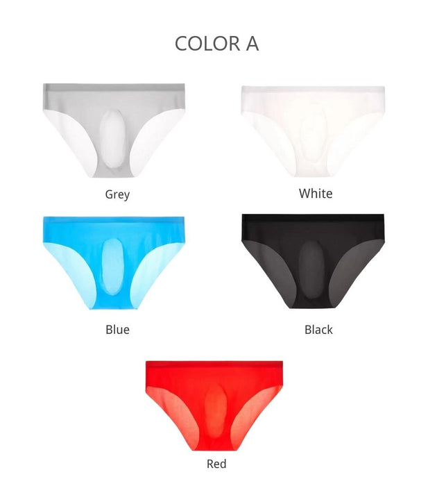 Women Ice Silk Panties Comfort Seamless Boxer Briefs Underwear