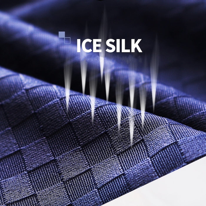 Grid Pattern Ice Silk Seamless Tank Top For Men (2-Pack) JEWYEE 190