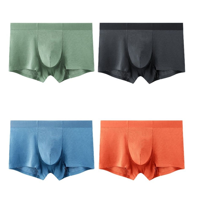Men's Striped Super Soft Modal Underpants (4-Pack) JEWYEE 1910 — jewyee.com
