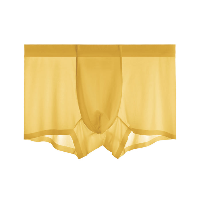 JEWYEE men's 3D pouch ice-silk underwear. Men's Seamless ice silk underpants. Silk feeling. Featherlight. Moisture wicking. Fast dry. Breathable,Super comfortable. 